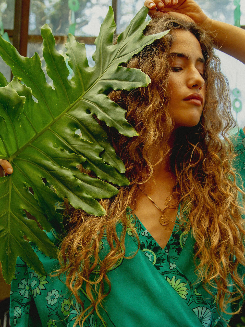 darjeeling silk robe mini dress | Boteh