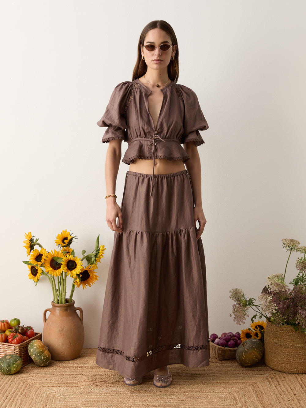 myra crop blouse | Boteh