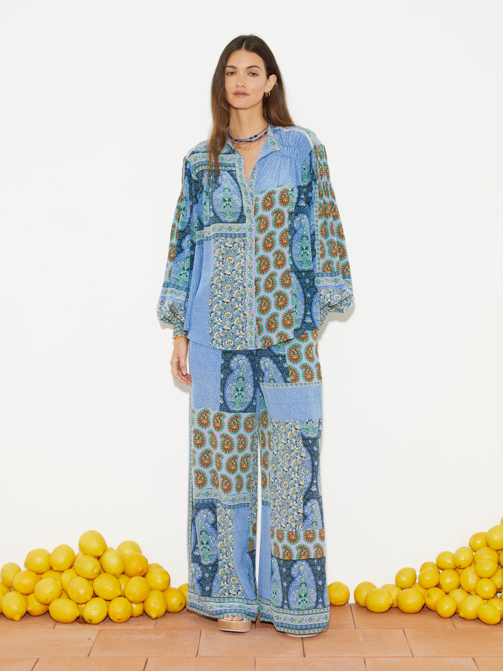 Onda Silk Wide Leg Pant | Boteh