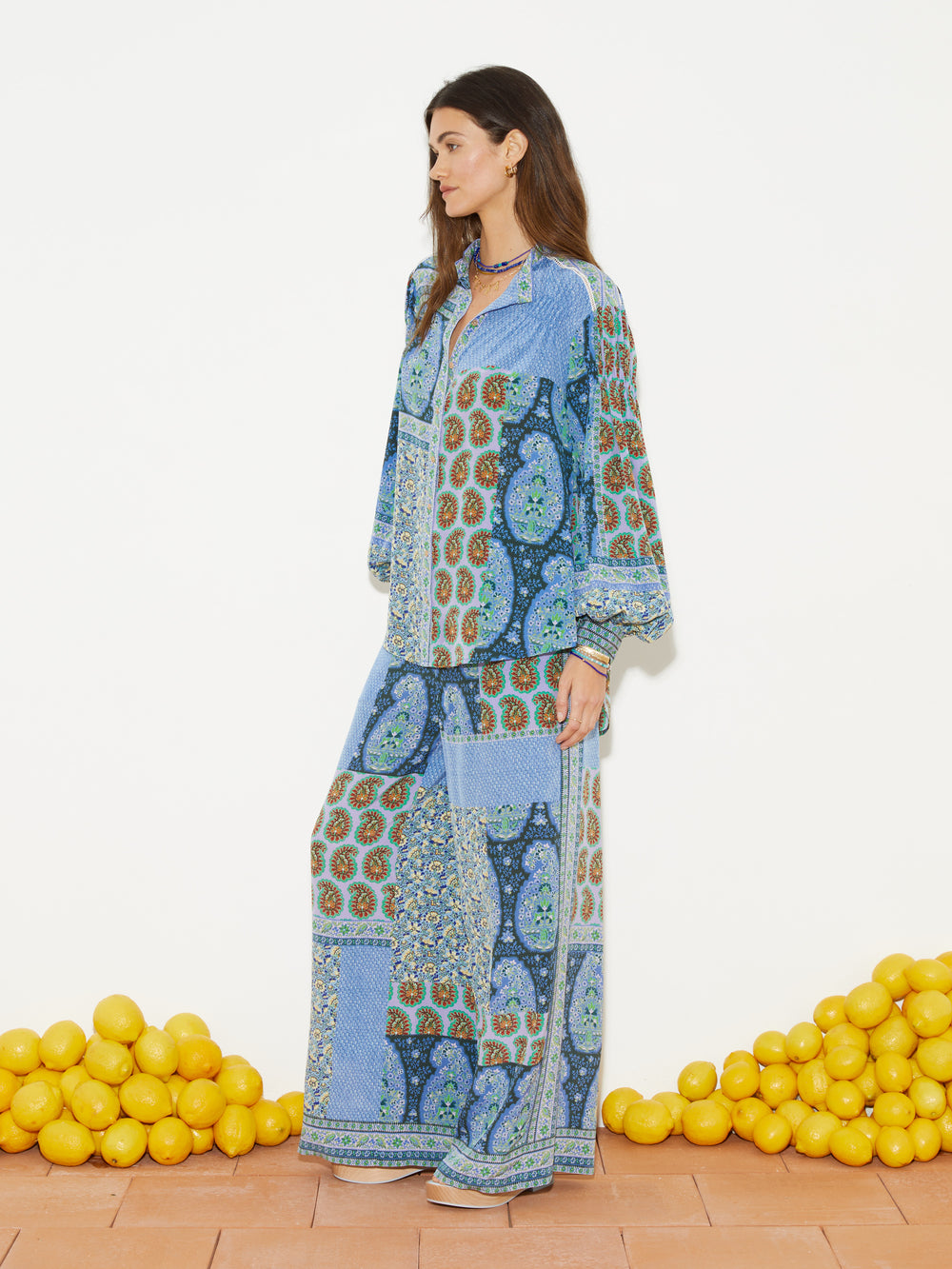 Onda Silk Wide Leg Pant | Boteh