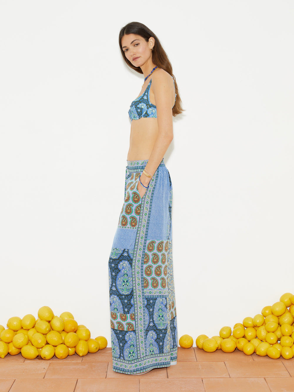 Onda Silk Wide Leg Pant | Boteh