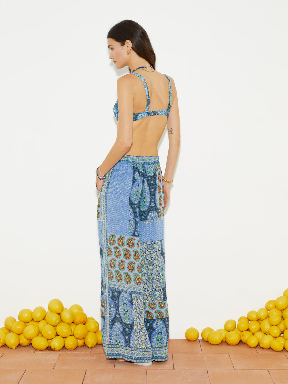 Onda Silk Wide Leg Pant | Boteh
