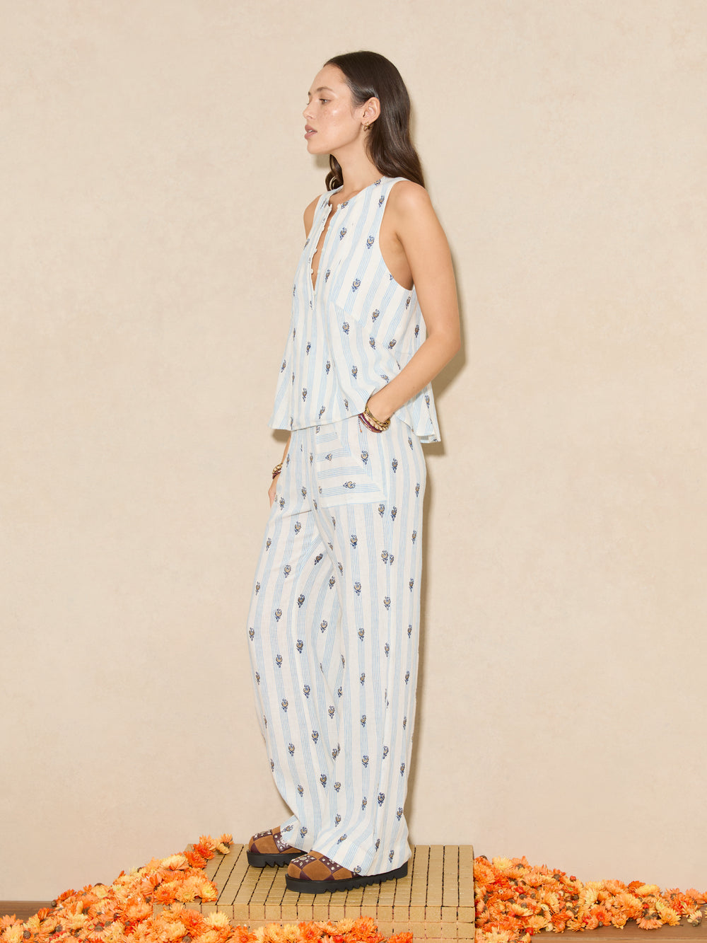 Sirenuse Peplem Top | Boteh