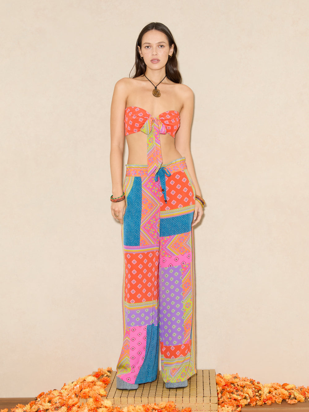 Rani Silk Wide Leg Pant | Boteh