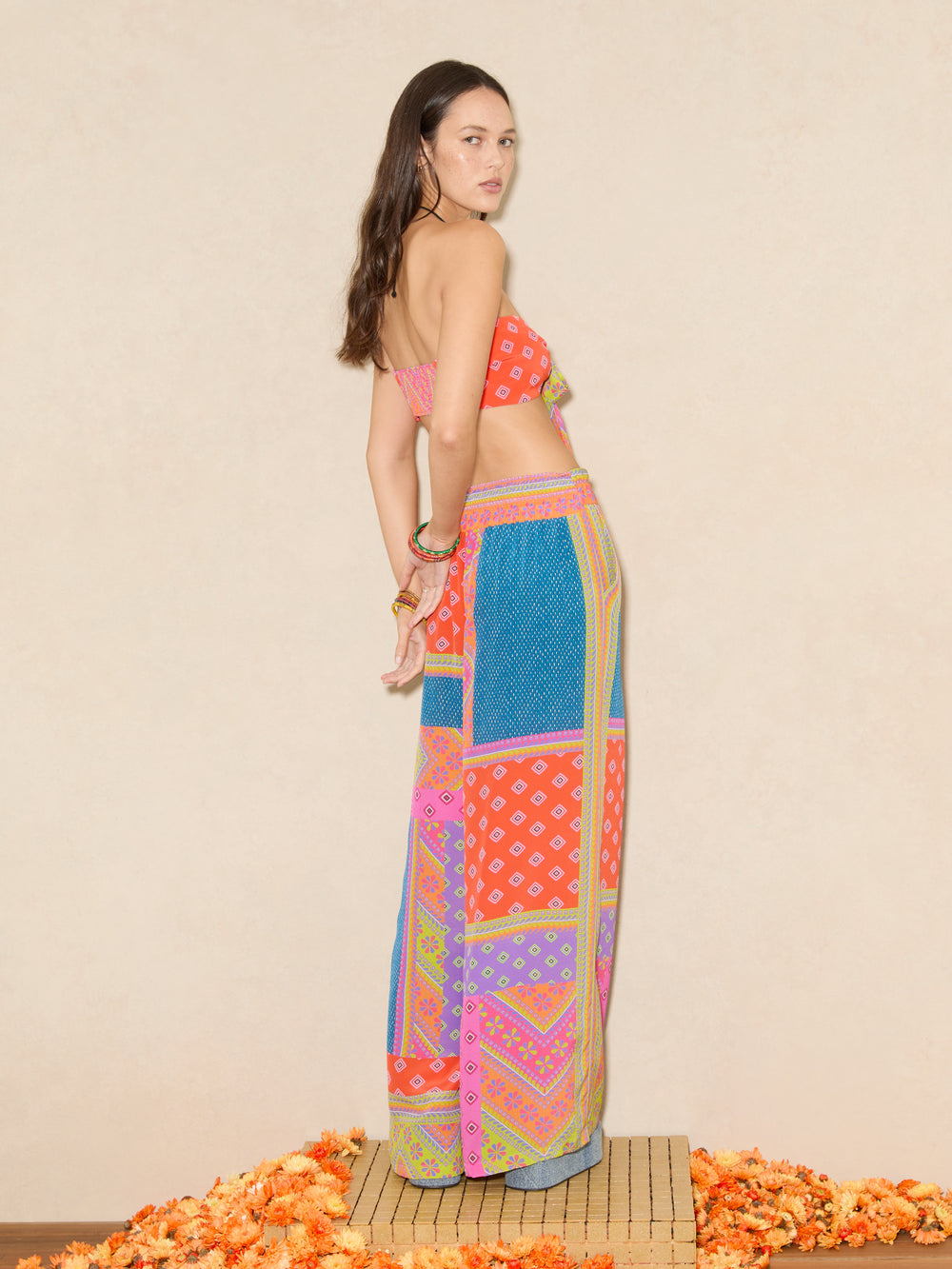 Rani Silk Wide Leg Pant | Boteh