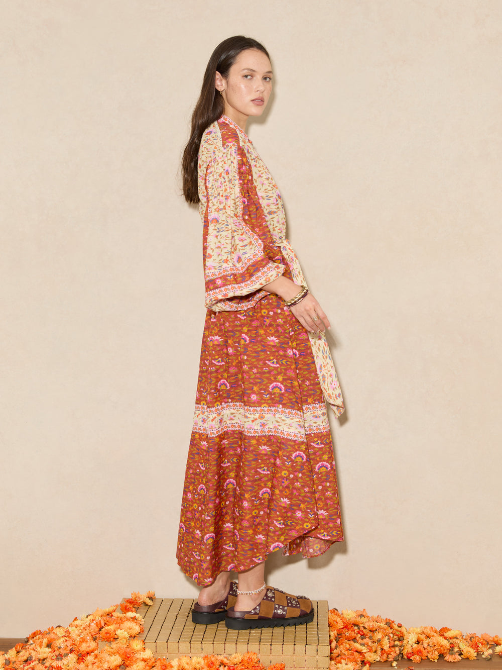 Soraya Midi Smock dress | Boteh