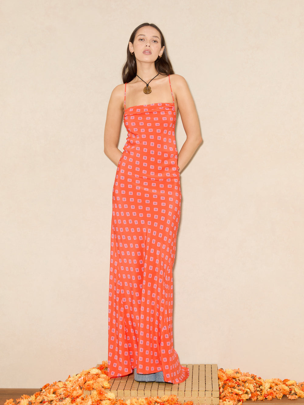 Rani Silk Bias Maxi Slip | Boteh