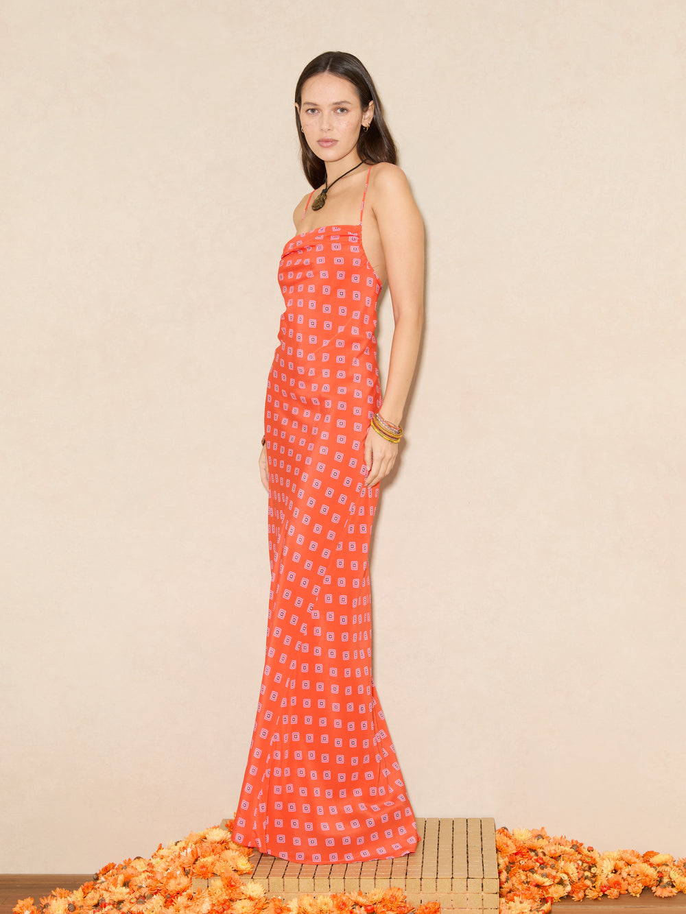 Rani Silk Bias Maxi Slip | Boteh
