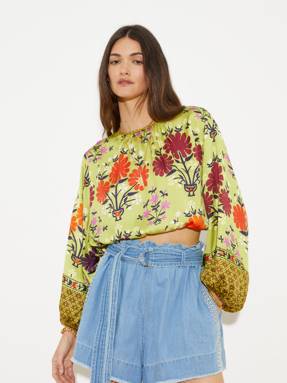 Eden Full Sleeve Crop | Boteh