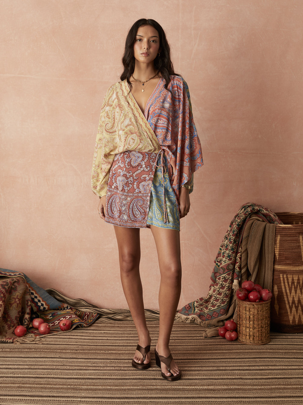 caravane silk robe dress | Boteh