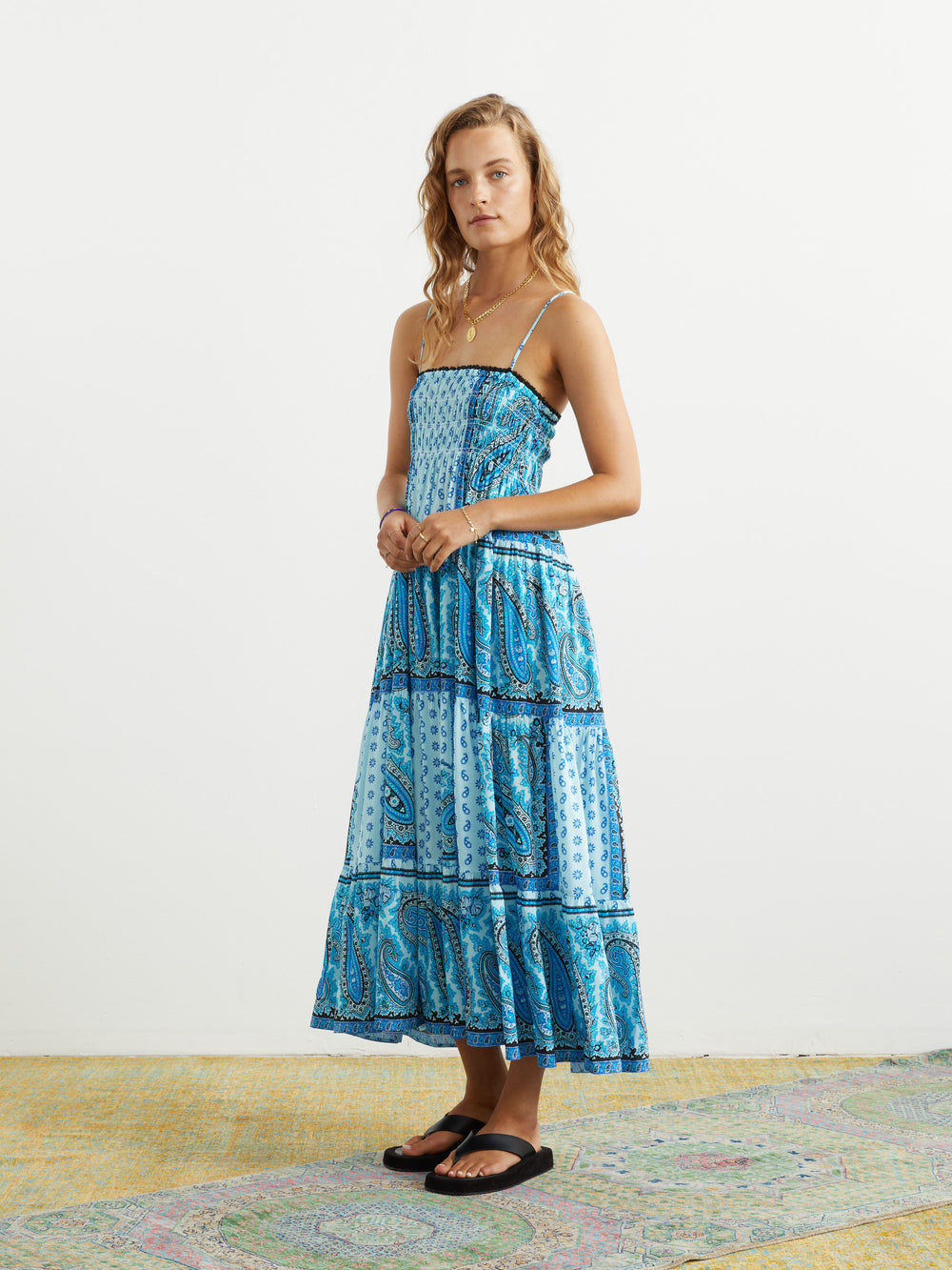 Agios Tiered Maxi Dress | Boteh