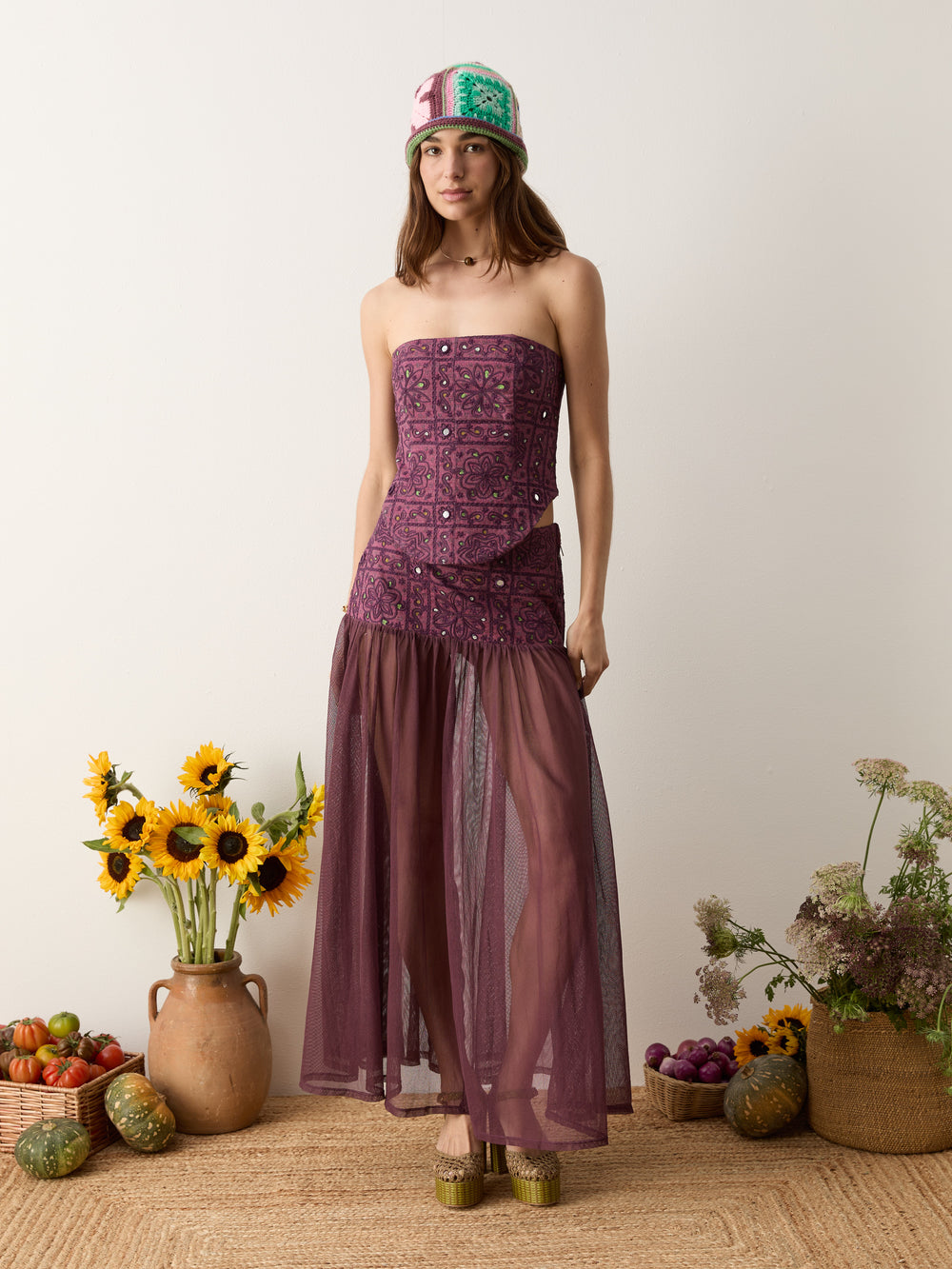 folkora embellished bodice | Boteh
