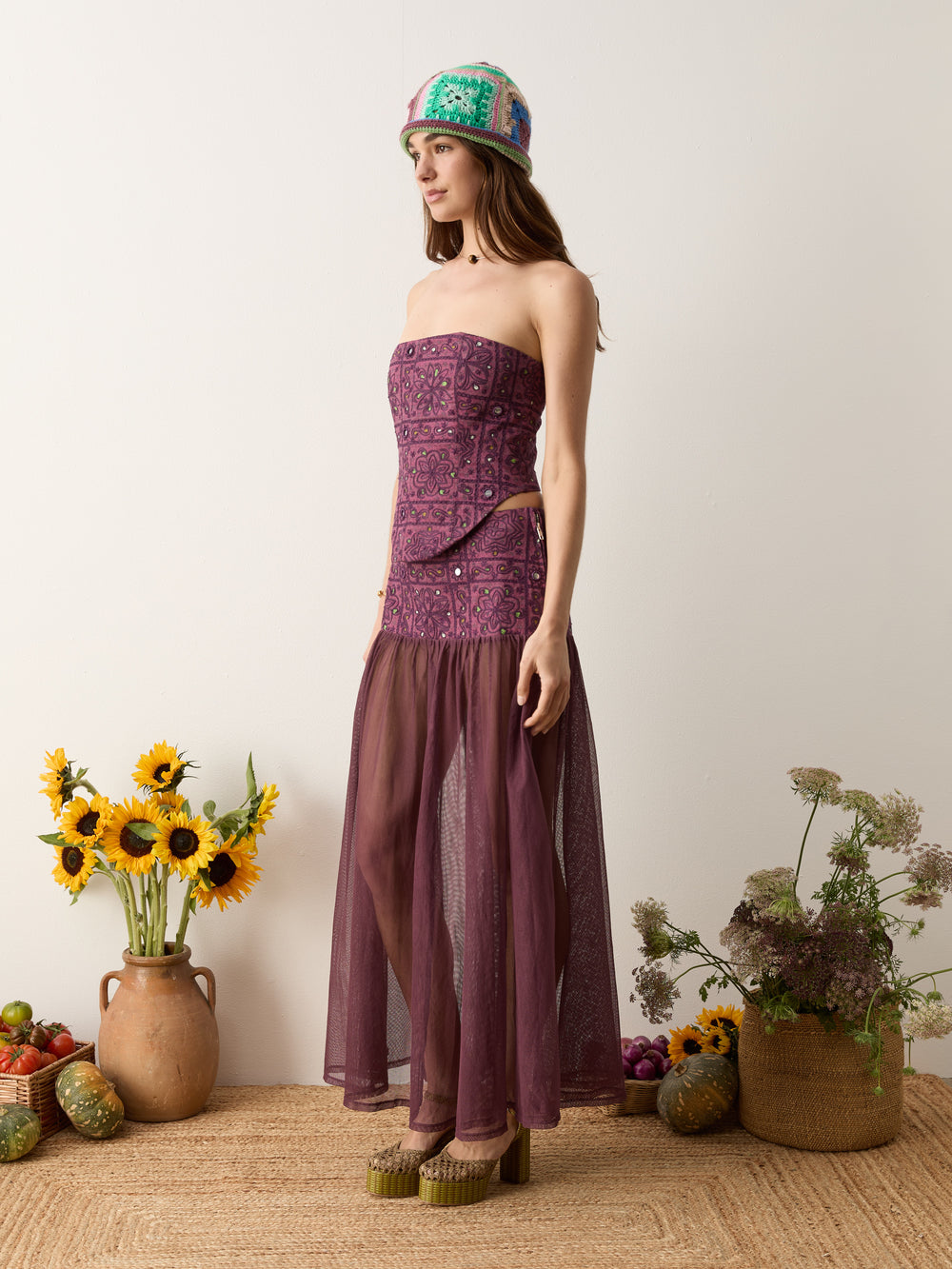 folkora embellished bodice | Boteh