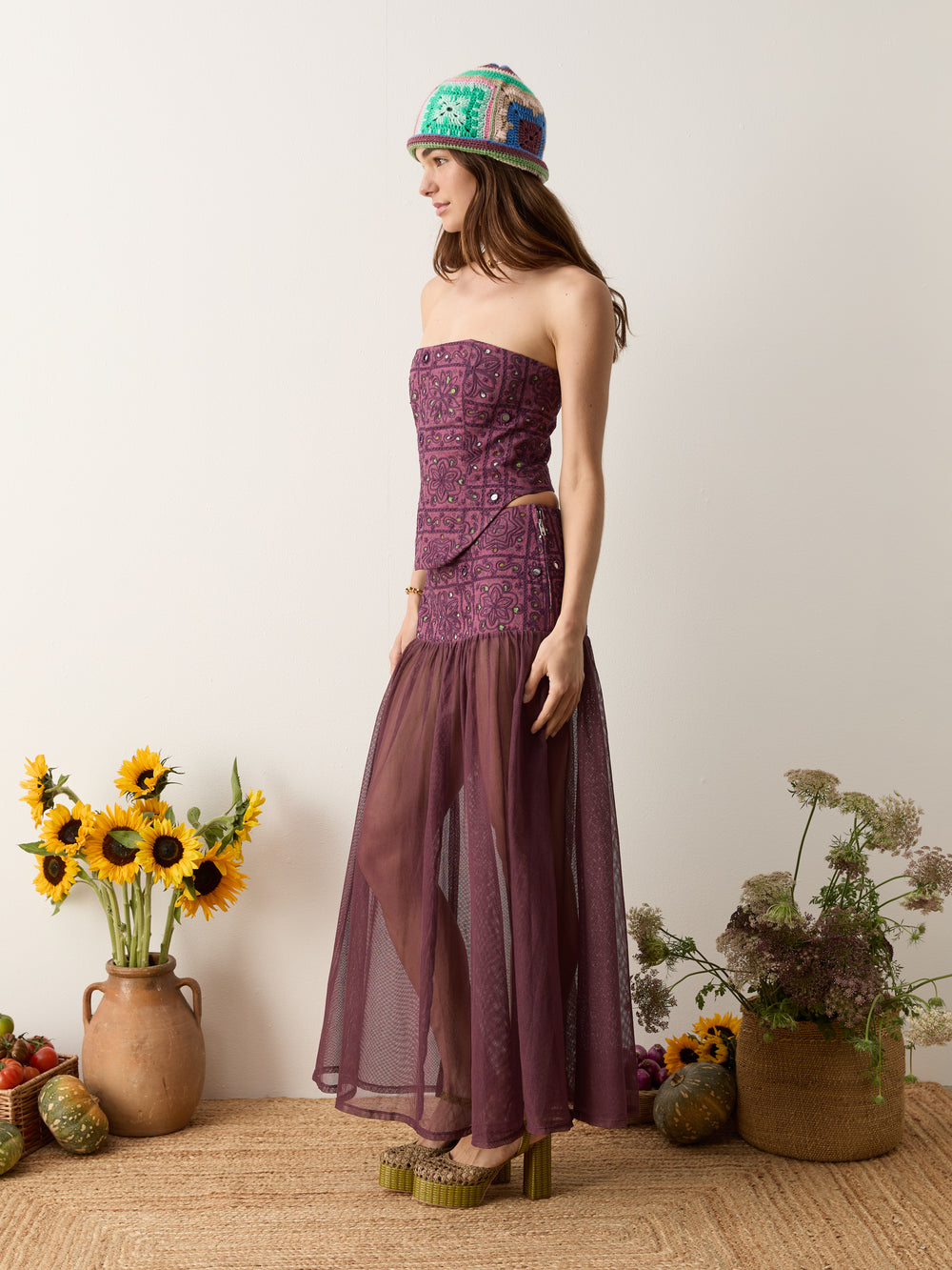 folkora embellished bodice | Boteh