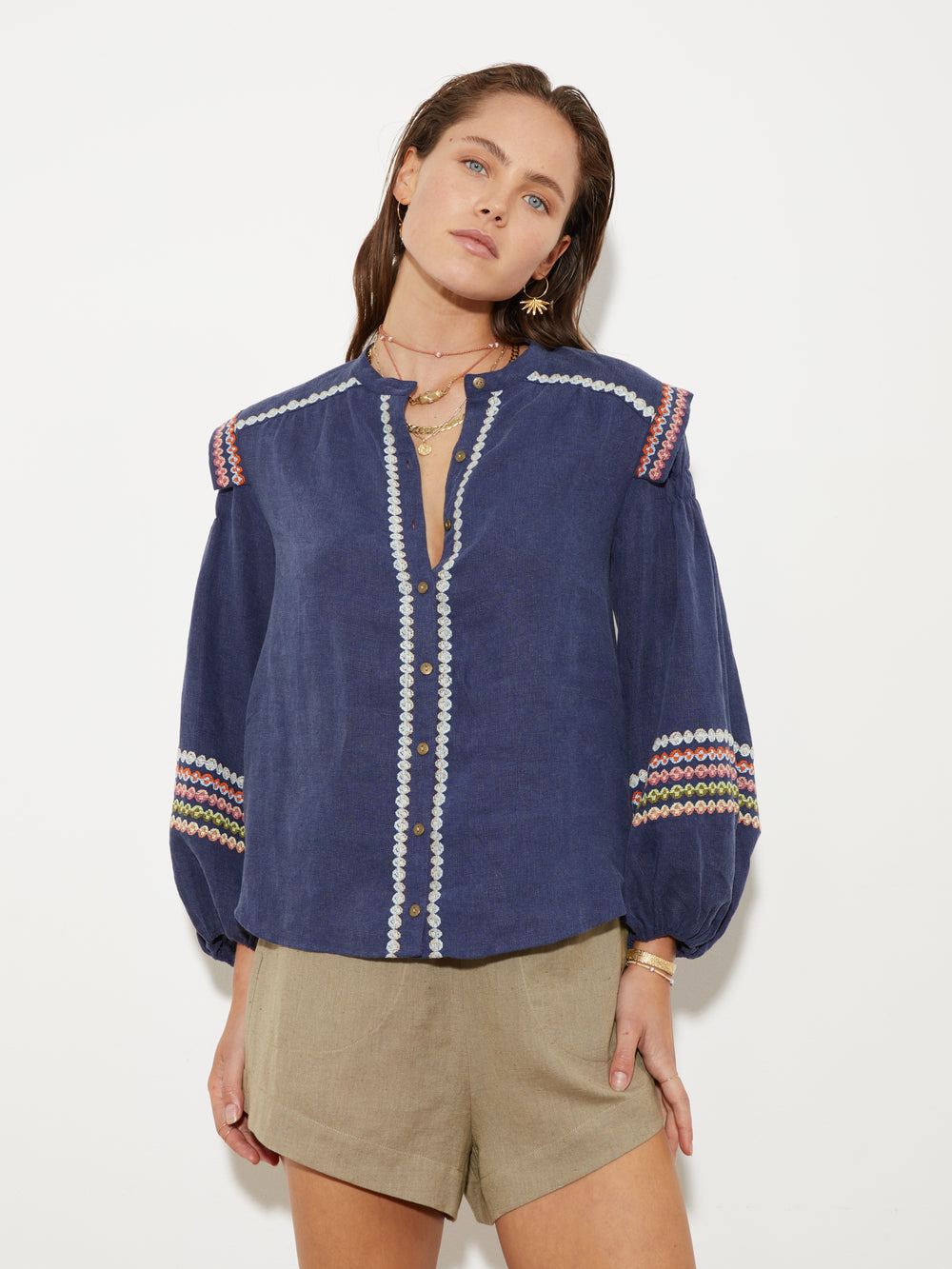 Jeanne Embroidered Blouse | Boteh
