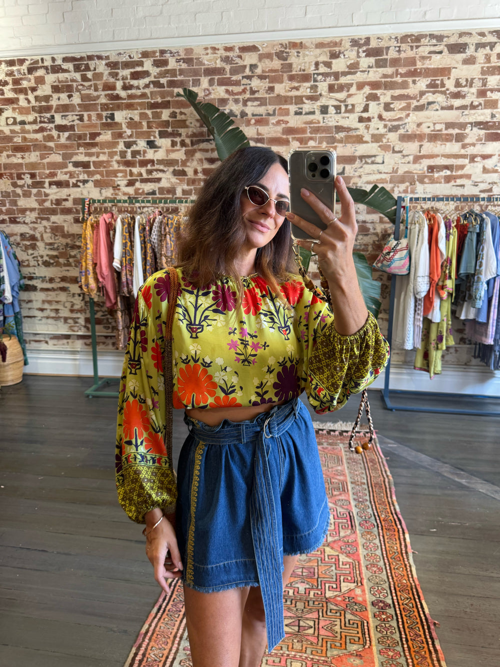 Eden Full Sleeve Crop | Boteh