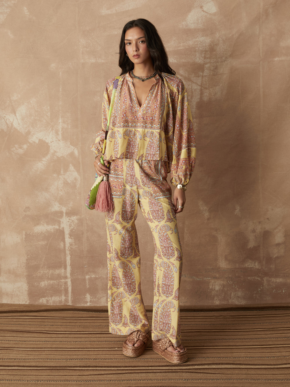 calico tailored pant | Boteh