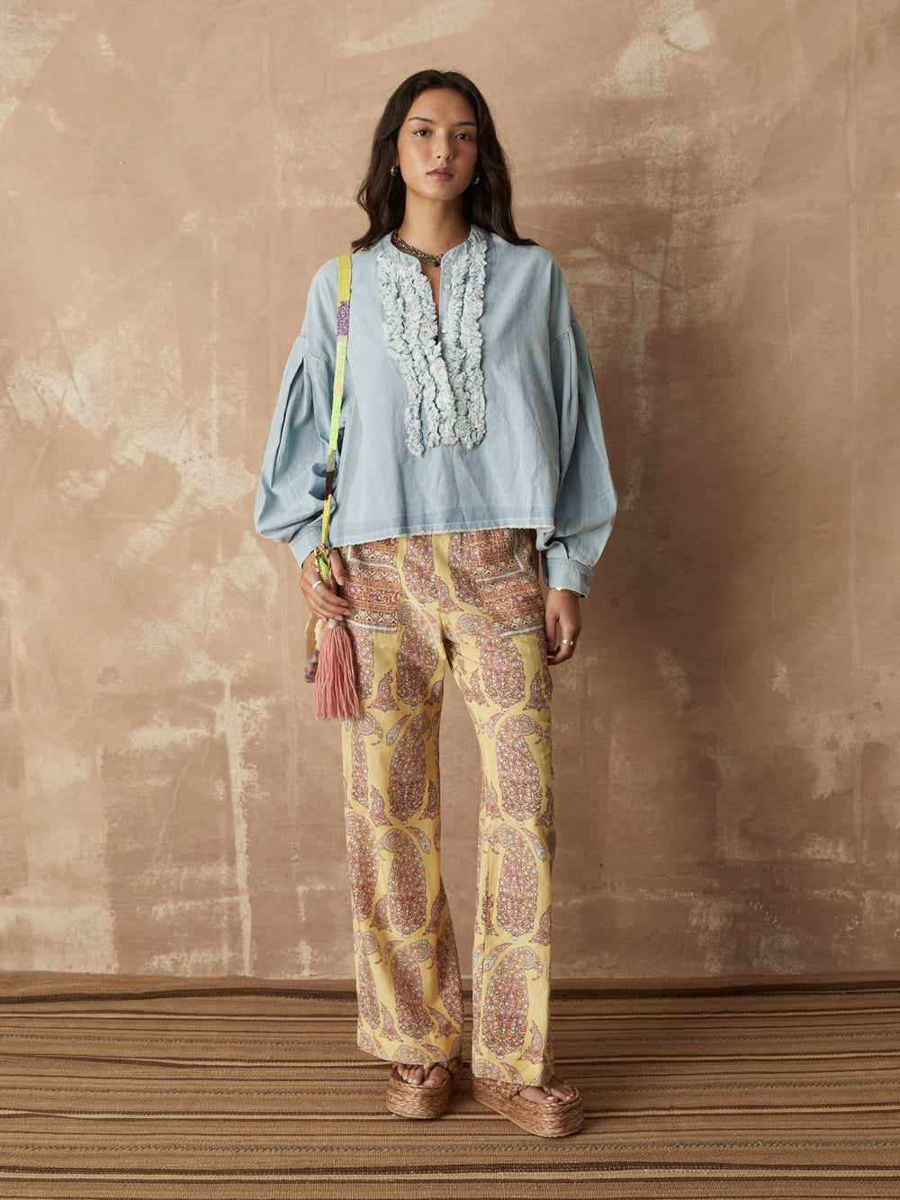 calico tailored pant | Boteh