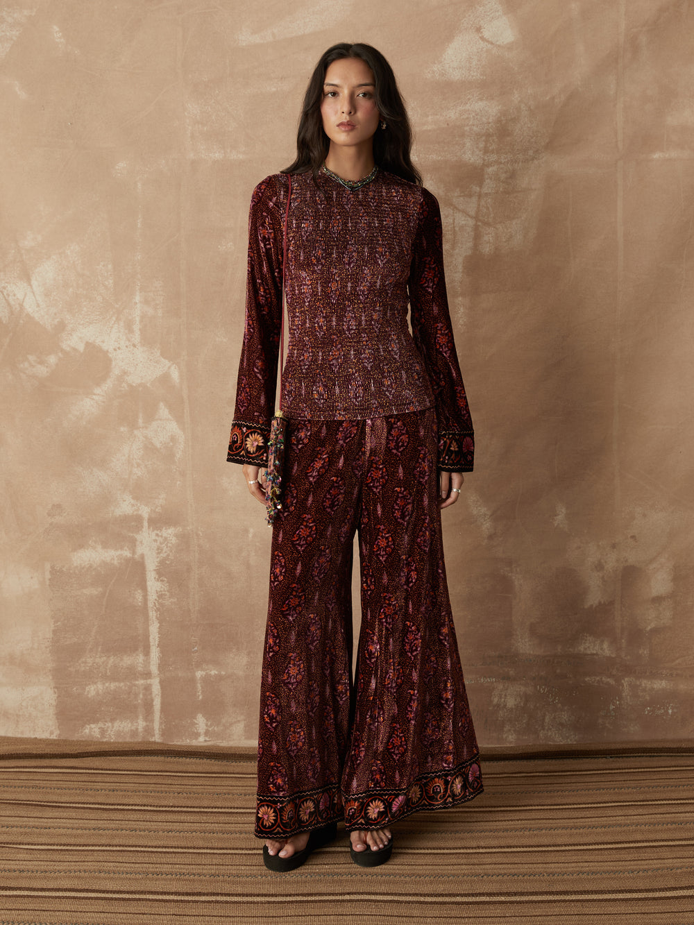 Rivoli Shirred Top | Boteh