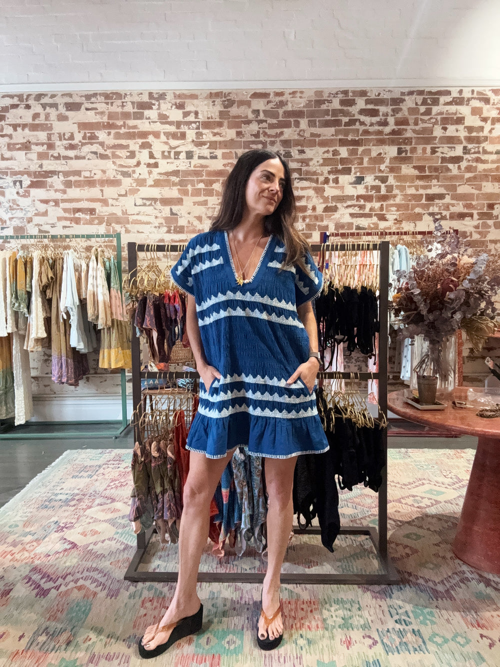 Hera Tunic Zaffre Blue | Boteh