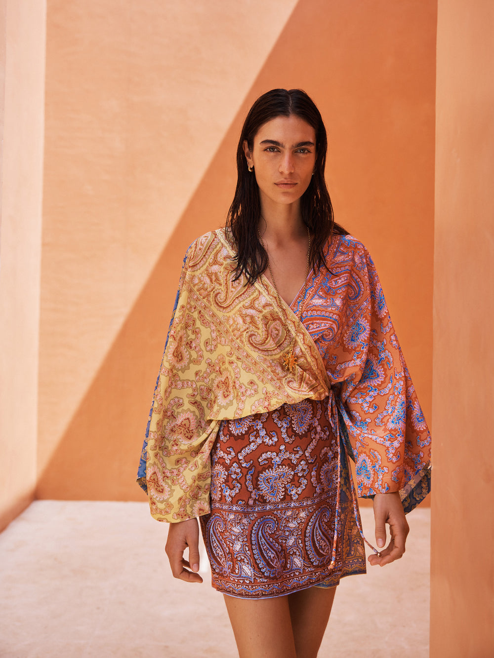 caravane silk robe dress | Boteh