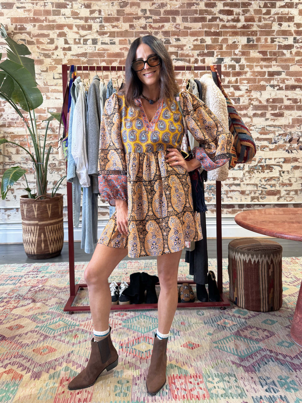 Pietro Mini Smock Dress | Boteh