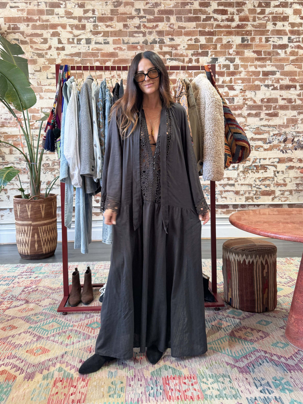 Starry Nights Wide Sleeve Maxi Dress | Boteh