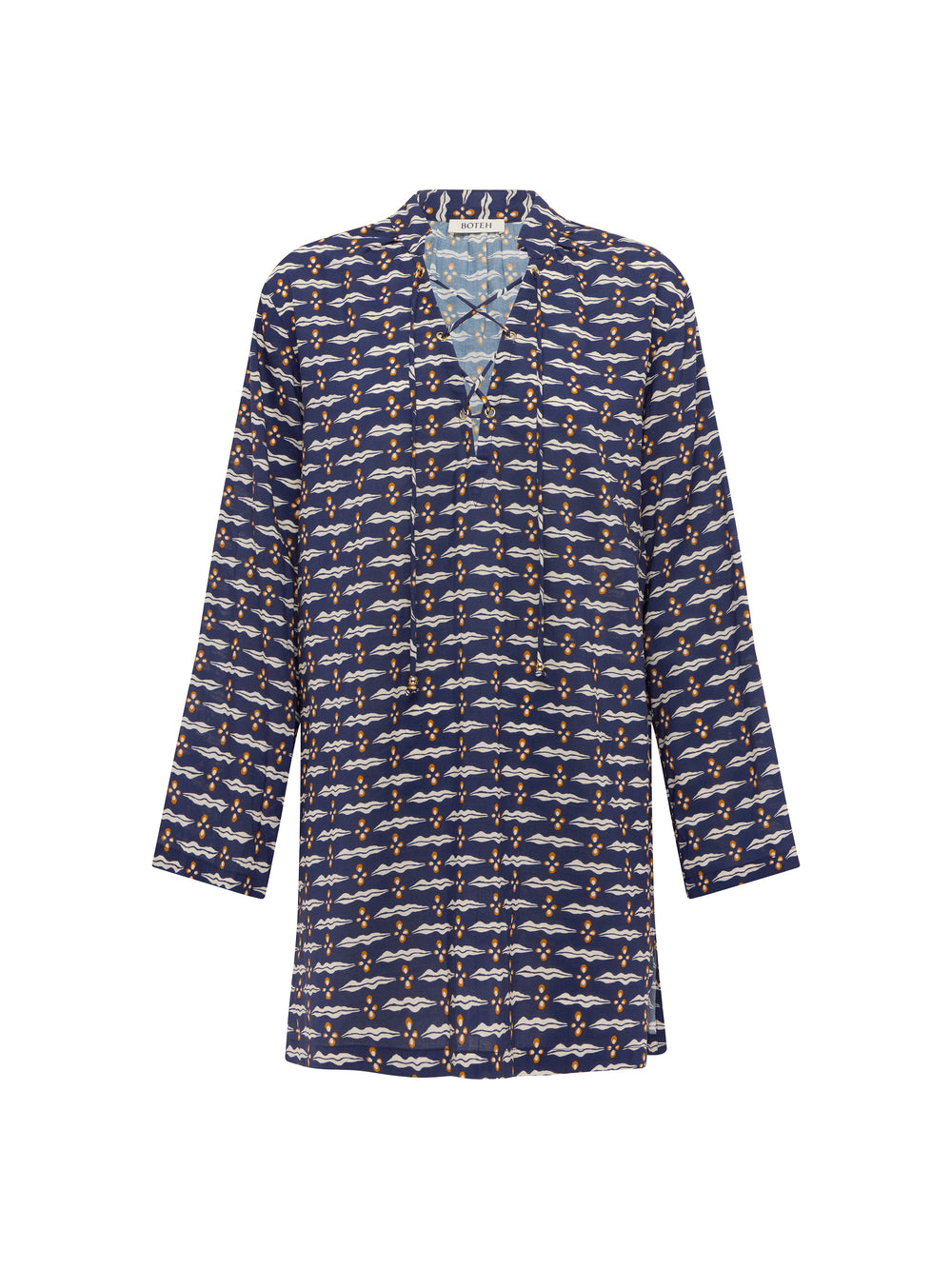 palmetto lace up tunic dress | Boteh