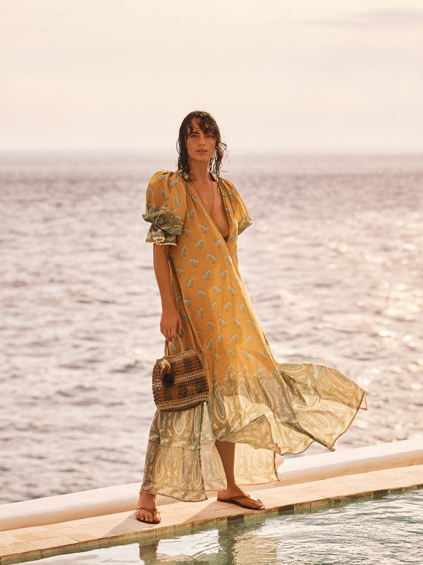 boteh maxi dress janicethitran in our Alvita Tiered Maxi Dress captured by @paulaortegaaa   #BOTEHRev