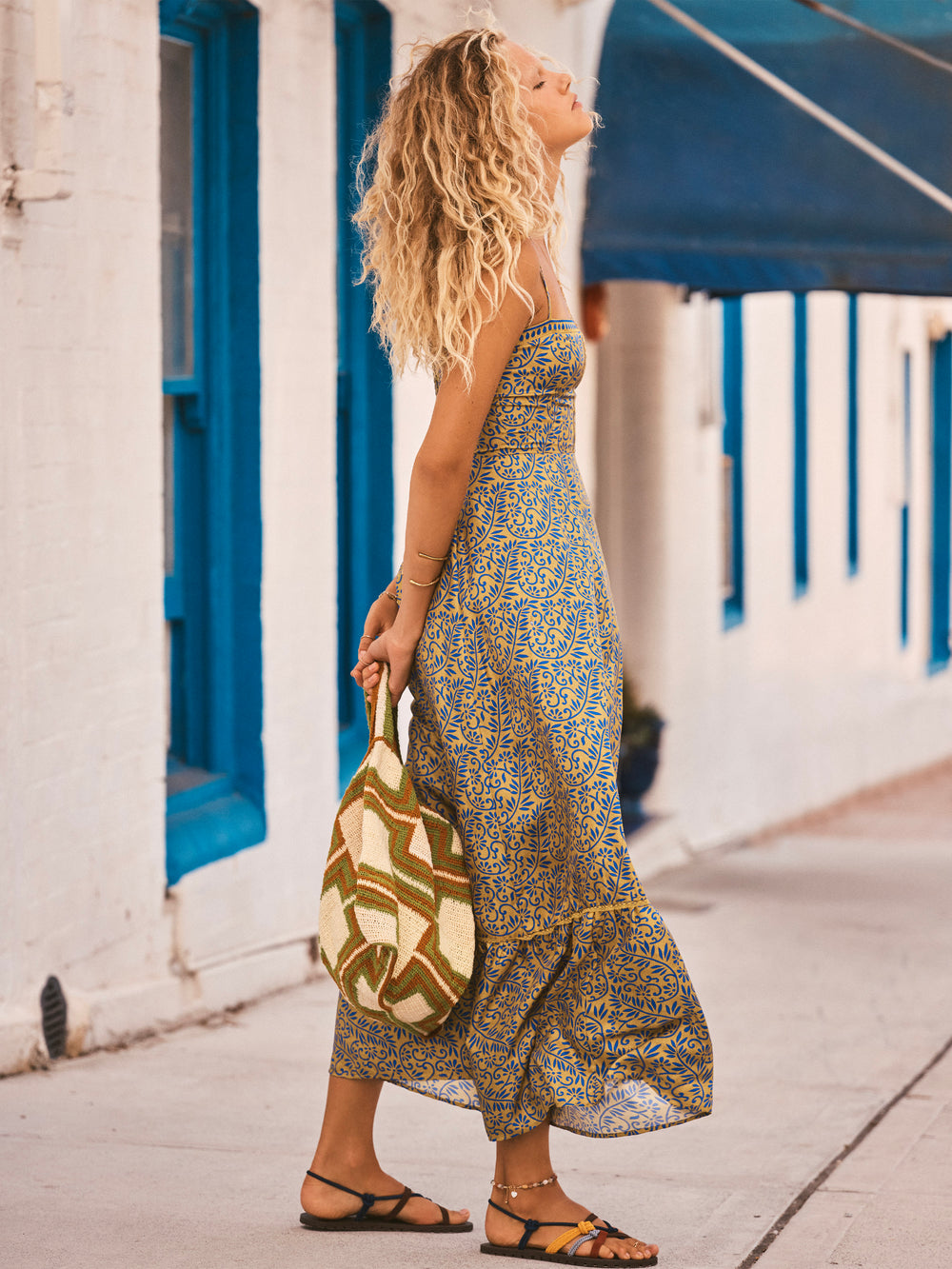 boteh maxi dress BOTEH - Alfresco Bodice Maxi Dress