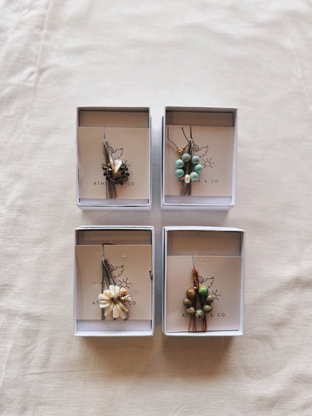 athena & co bloom necklace pearl | Boteh