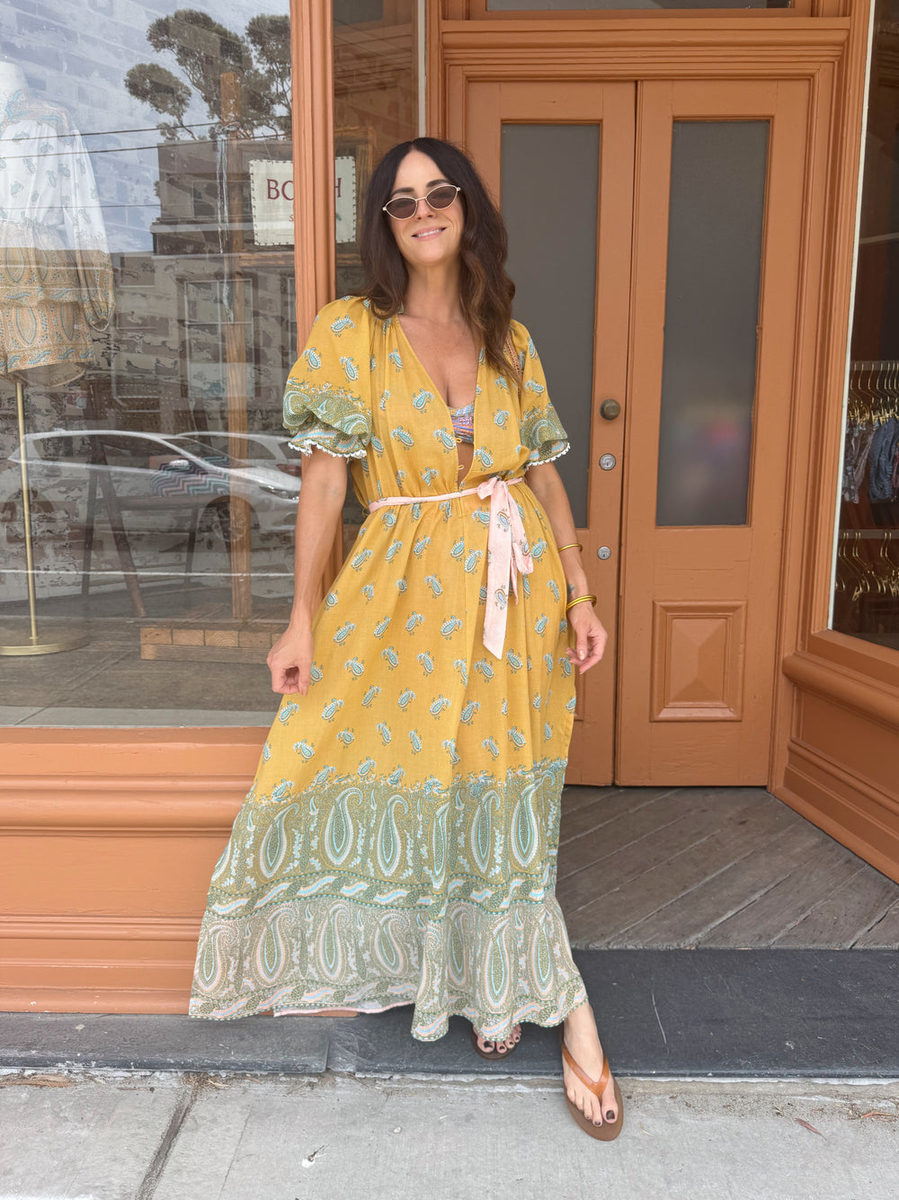 Lucent Maxi Smock Dress | Boteh