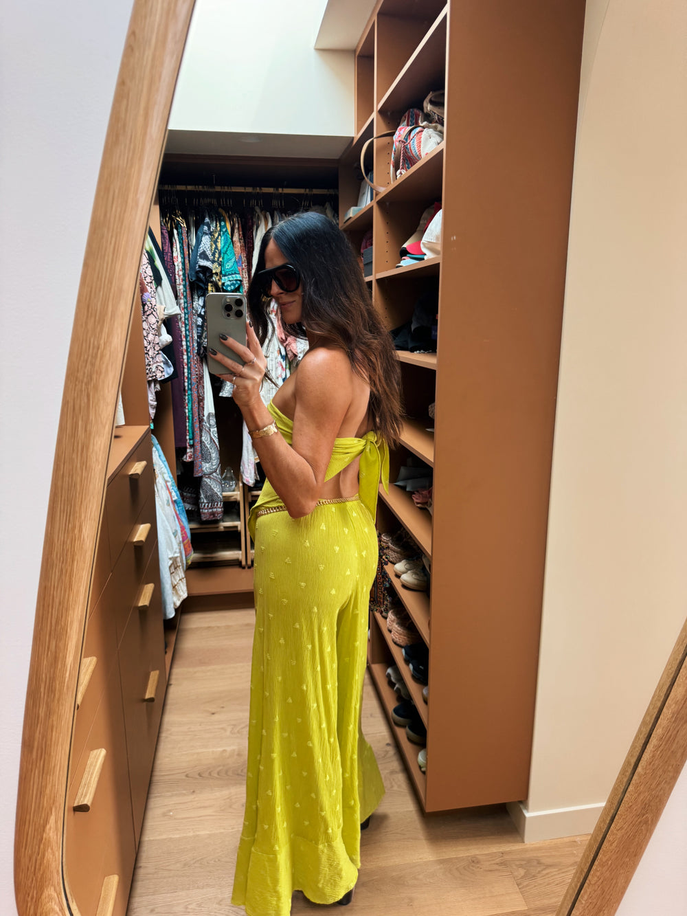 solene sequin wide leg pant | Boteh