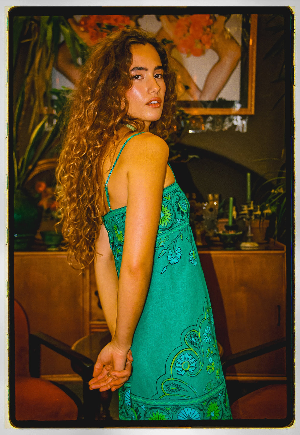 darjeeling mini strappy dress | Boteh