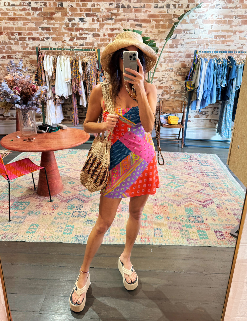 Rani Silk Bias Mini Dress | Boteh