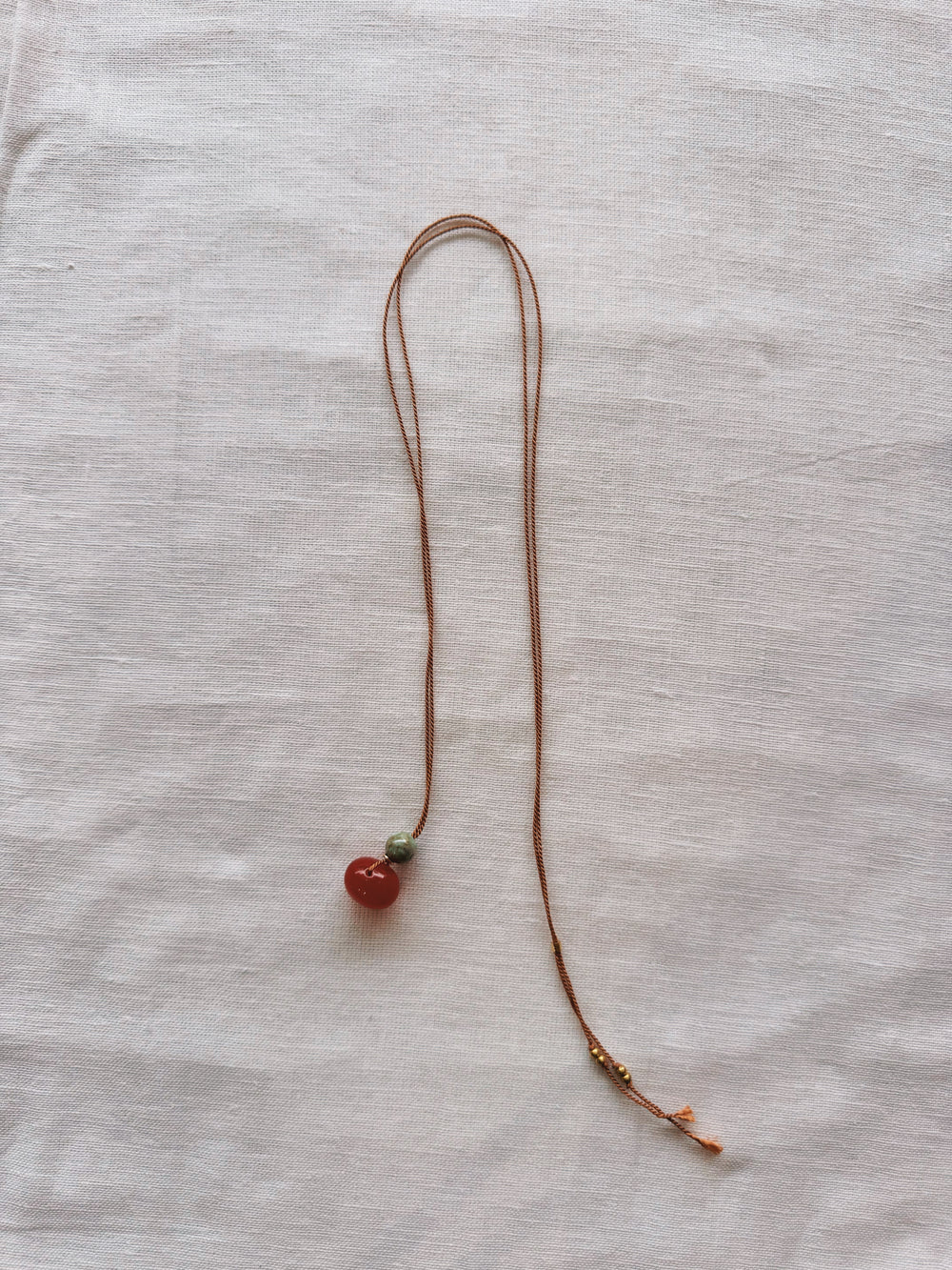 athena & co st. tropez necklace carnelian jade | Boteh