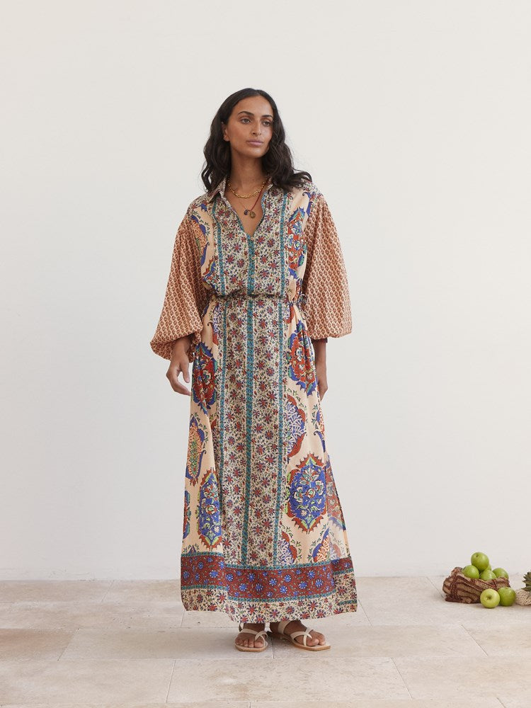 Clementine Maxi Smock Dress | Boteh