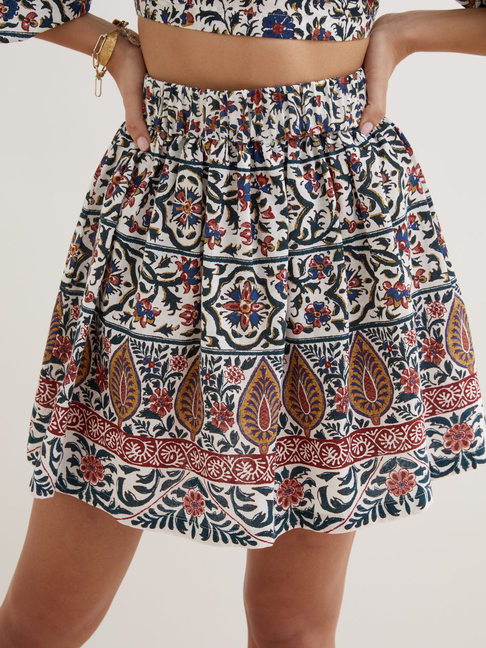Verbena Full Mini Skirt | Boteh
